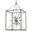 Hudson Valley Lighting Glendale Polished Nickel/black 20.25W x 20.25L x 38.25H Candleholder