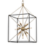 Hudson Valley Lighting Glendale Aged Brass/black 20.25W x 20.25L x 38.25H Candleholder