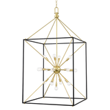 Hudson Valley Lighting Glendale Aged Brass/black 27W x 27L x 51.25H Candleholder