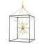 Hudson Valley Lighting Glendale Aged Brass/black 27W x 27L x 51.25H Candleholder