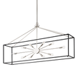 Hudson Valley Lighting Glendale Polished Nickel/black 10W x 48L x 28.32H Trim