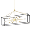 Hudson Valley Lighting Glendale Aged Brass/black 10W x 48L x 28.32H Trim