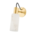 Hudson Valley Lighting Malba Aged Brass 4.75W x 4.75L x 4.75H Wall Sconce