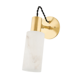 Hudson Valley Lighting Malba Aged Brass 4.75W x 4.75L x 4.75H Wall Sconce