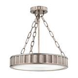 Hudson Valley Lighting Middlebury Historic Nickel 15.5W x 15.5L x 16.75H Semi-Flush Mount