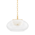 Hudson Valley Lighting Moore Aged Brass 17W x 17L x 12.5H Pendant