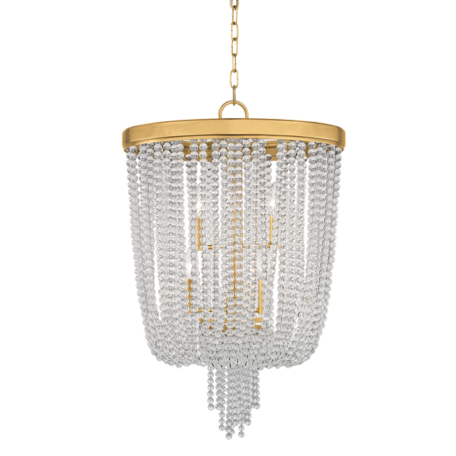 Hudson Valley Lighting Royalton Aged Brass 18.25W x 18.25L x 27.75H Chandelier