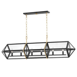 Hudson Valley Lighting Bedford Hills Aged Brass/black 12W x 55.25L x 16.5H Trim