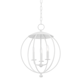 Hudson Valley Lighting Wesley White Plaster 16.5W x 16.5L x 21.5H Candleholder