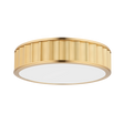 Hudson Valley Lighting Middlebury Aged Brass 16W x 16L x 4H Flush Mount
