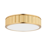 Hudson Valley Lighting Middlebury Aged Brass 16W x 16L x 4H Flush Mount