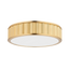 Hudson Valley Lighting Middlebury Aged Brass 16W x 16L x 4H Flush Mount
