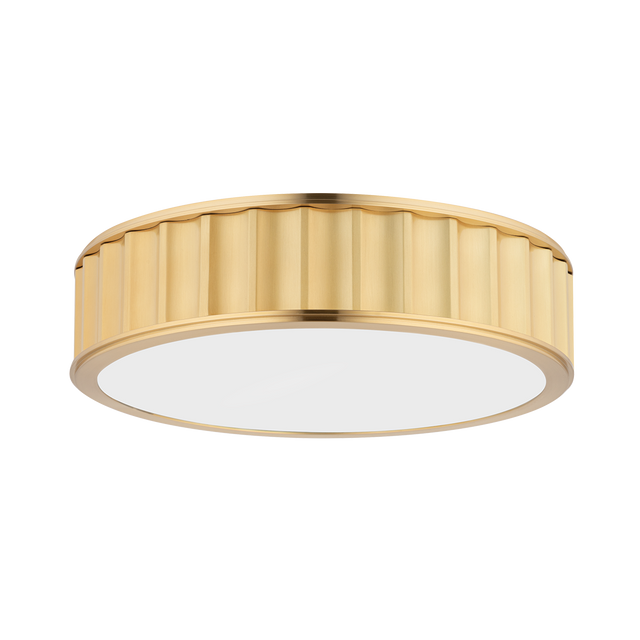 Hudson Valley Lighting Middlebury Aged Brass 16W x 16L x 4H Flush Mount