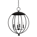 Hudson Valley Lighting Wesley Aged Iron 24W x 24L x 32.25H Candleholder