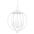Hudson Valley Lighting Wesley White Plaster 24W x 24L x 32.25H Candleholder