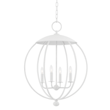 Hudson Valley Lighting Wesley White Plaster 24W x 24L x 32.25H Candleholder
