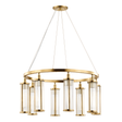 Hudson Valley Lighting Marley Aged Brass 31.25W x 31.25L x 15.5H Chandelier