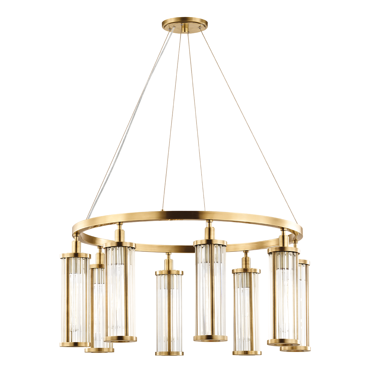 Hudson Valley Lighting Marley Aged Brass 31.25W x 31.25L x 15.5H Chandelier
