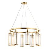 Hudson Valley Lighting Marley Aged Brass 31.25W x 31.25L x 15.5H Chandelier