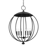 Hudson Valley Lighting Wesley Aged Iron 32W x 32L x 41.5H Candleholder