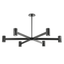 Hudson Valley Lighting Predock Black Brass 45W x 45L x 4.75H Chandelier