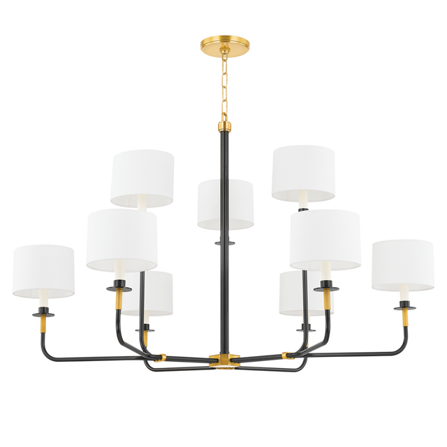 Hudson Valley Lighting PARAMUS Aged Old Bronze 48W x 48L x 29.5H Chandelier