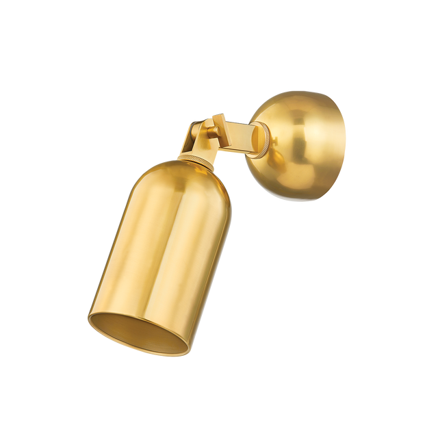 Hudson Valley Lighting STURBRIDGE Aged Brass 4.75W x 4.75L x 11.5H Wall Sconce