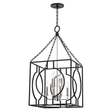 Hudson Valley Lighting Octavio Aged Iron/polished Nickel Combo 18.25W x 18.25L x 33.6H Candleholder