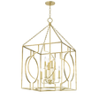 Hudson Valley Lighting Octavio Gold Leaf 24W x 24L x 43.25H Candleholder