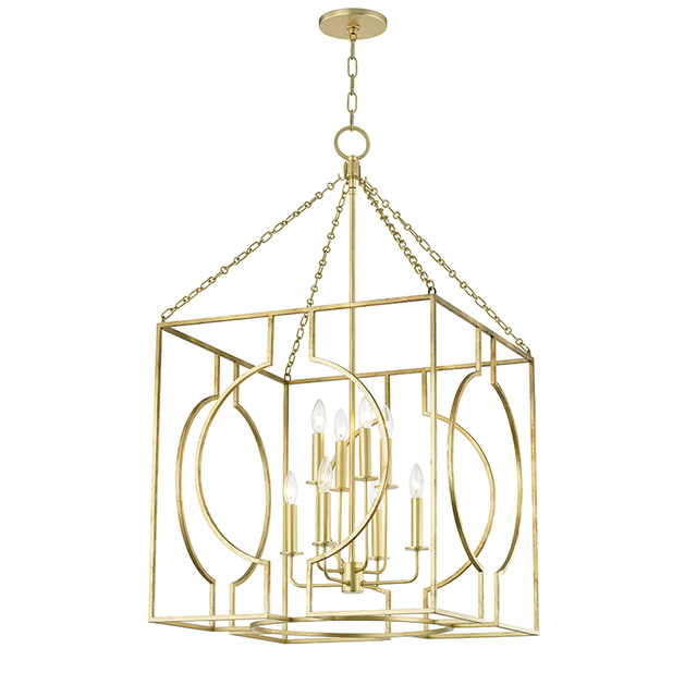 Hudson Valley Lighting Octavio Gold Leaf 24W x 24L x 43.25H Candleholder