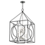 Hudson Valley Lighting Octavio Aged Iron/polished Nickel Combo 24W x 24L x 43.25H Candleholder