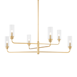 Hudson Valley Lighting HALIFAX Aged Brass 48W x 48L x 18.75H Chandelier