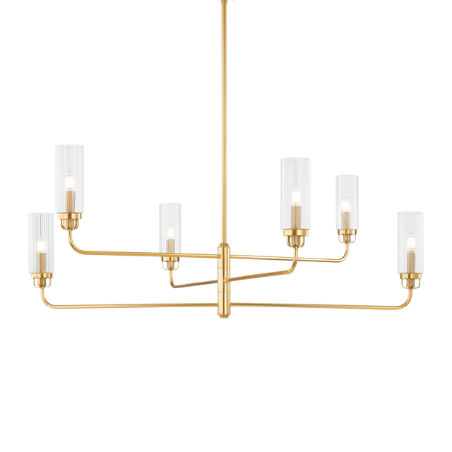 Hudson Valley Lighting HALIFAX Aged Brass 48W x 48L x 18.75H Chandelier