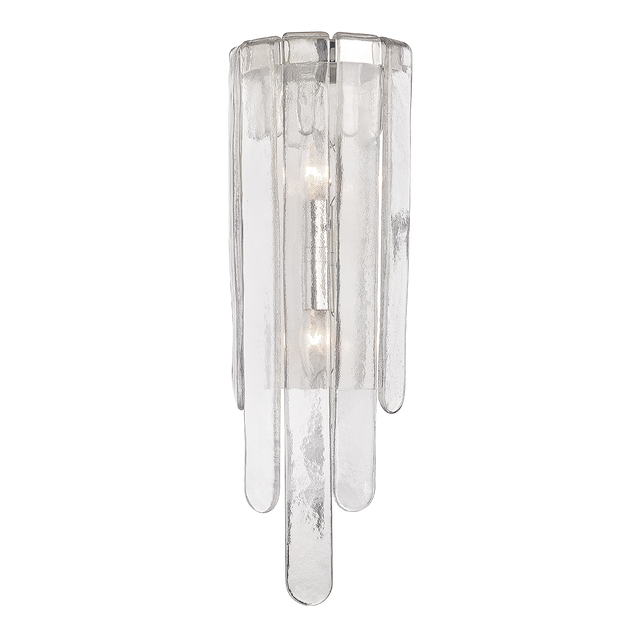 Hudson Valley Lighting Fenwater Polished Nickel 7.5W x 7.5L x 23.5H Wall Sconce