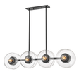 Hudson Valley Lighting Kert Black Brass 11.75W x 50.25L x 16H Trim