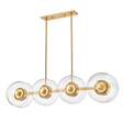 Hudson Valley Lighting Kert Aged Brass 11.75W x 50.25L x 16H Trim