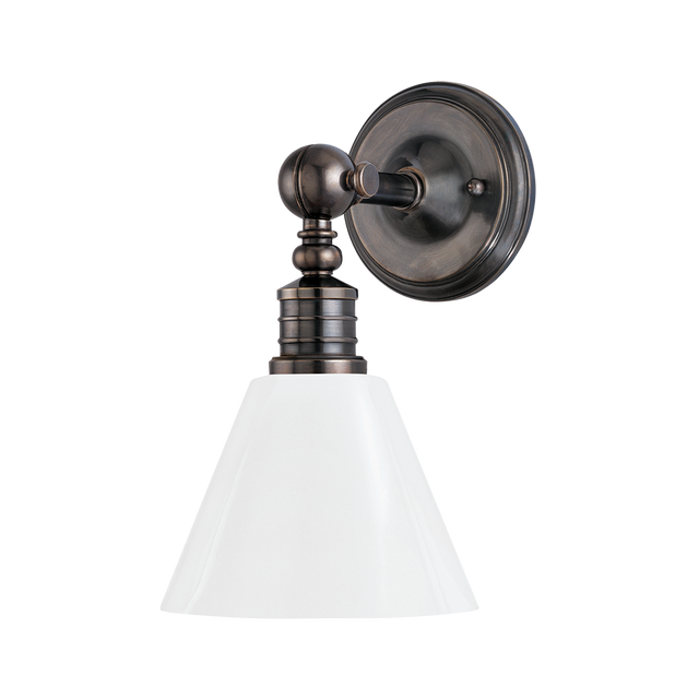 Hudson Valley Lighting Darien Distressed Bronze 8W x 8L x 14H Wall Sconce