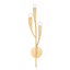 Hudson Valley Lighting Labra Vintage Gold Leaf 5.75W x 5.75L x 24.5H Wall Sconce