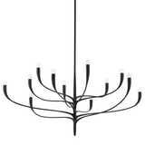 Hudson Valley Lighting Labra Aged Iron 52.25W x 52.25L x 26.5H Chandelier