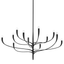 Hudson Valley Lighting Labra Aged Iron 52.25W x 52.25L x 26.5H Chandelier
