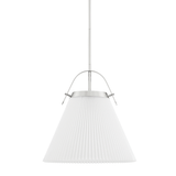 Hudson Valley Lighting Aldridge Polished Nickel 16W x 16L x 16.5H Pendant