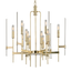 Hudson Valley Lighting Bari Aged Brass 24W x 24L x 26.5H Chandelier