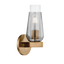 Troy Lighting Rex PATINA BRASS 4.75W x 4.75L x 11.25H Wall Sconce