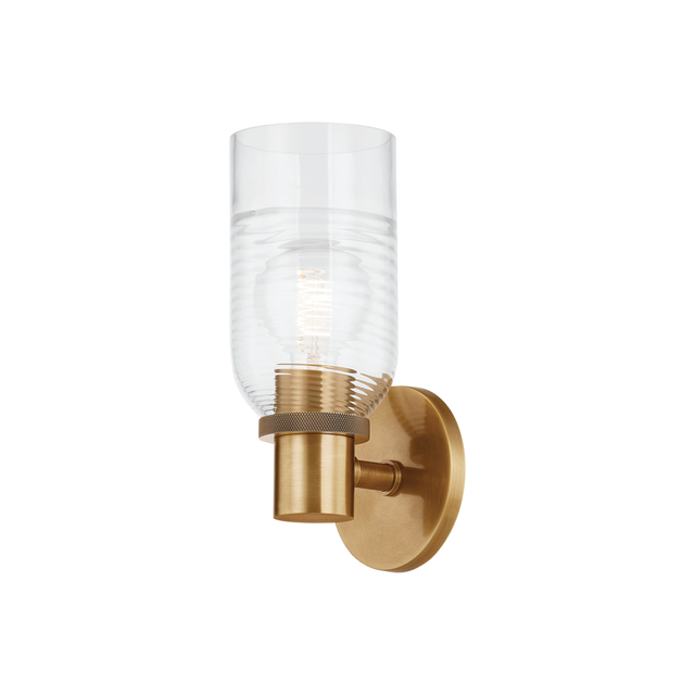 Troy Lighting Redding PATINA BRASS 5W x 5L x 11.5H Wall Sconce