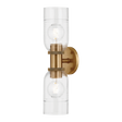 Troy Lighting Redding PATINA BRASS 5W x 5L x 18.5H Wall Sconce