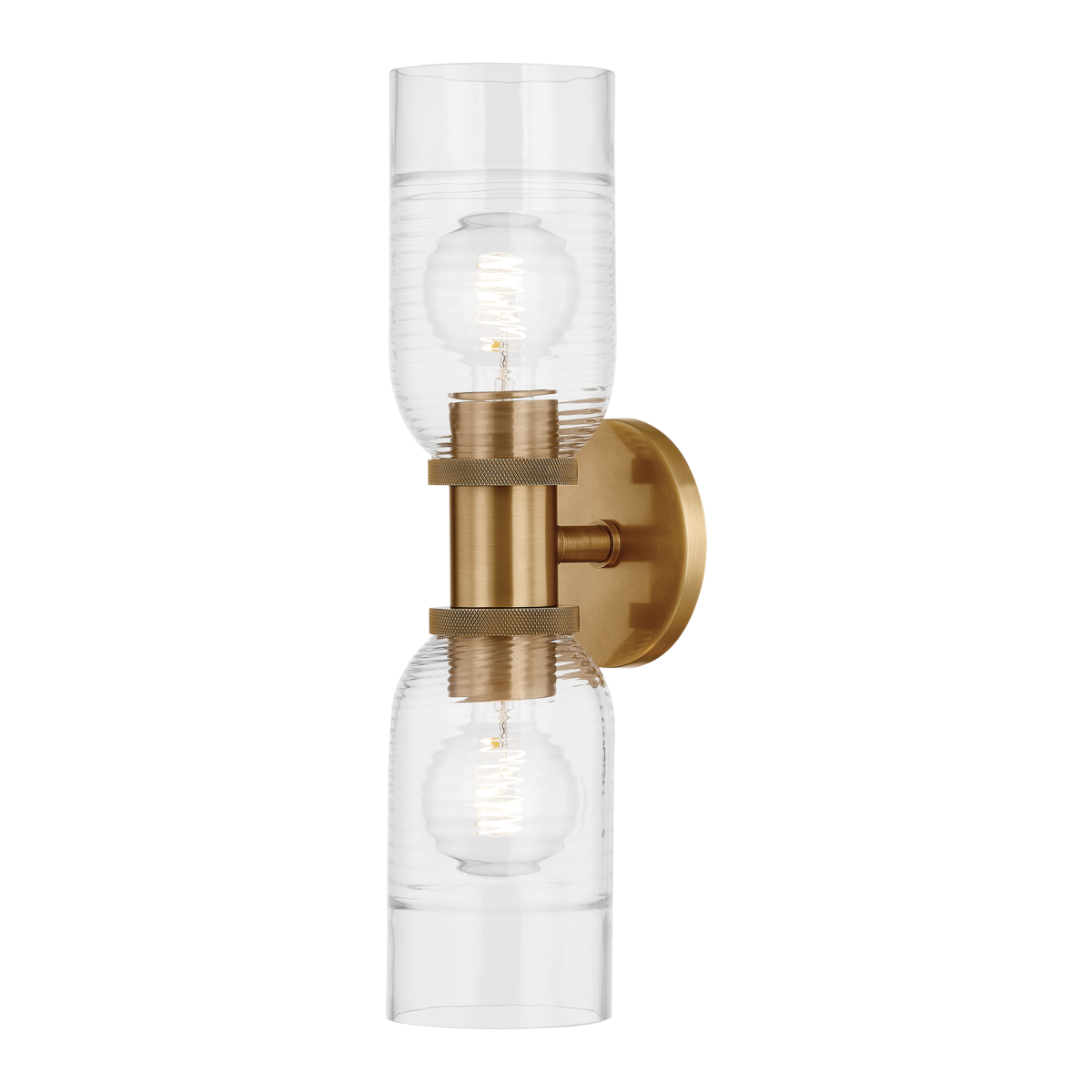 Troy Lighting Redding PATINA BRASS 5W x 5L x 18.5H Wall Sconce