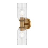 Troy Lighting Redding PATINA BRASS 5W x 5L x 18.5H Wall Sconce