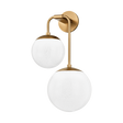Troy Lighting Brogan PATINA BRASS 12.75W x 12.75L x 22.25H Wall Sconce