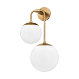 Troy Lighting Brogan PATINA BRASS 12.75W x 12.75L x 22.25H Wall Sconce