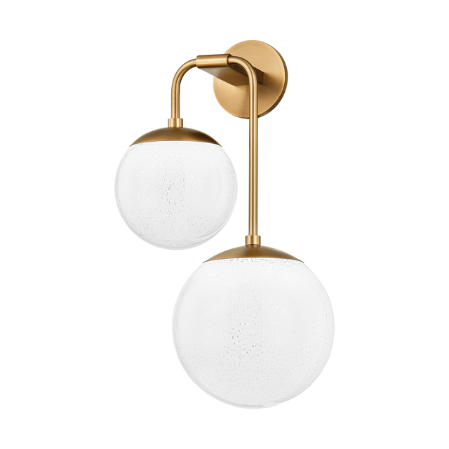 Troy Lighting Brogan PATINA BRASS 12.75W x 12.75L x 22.25H Wall Sconce